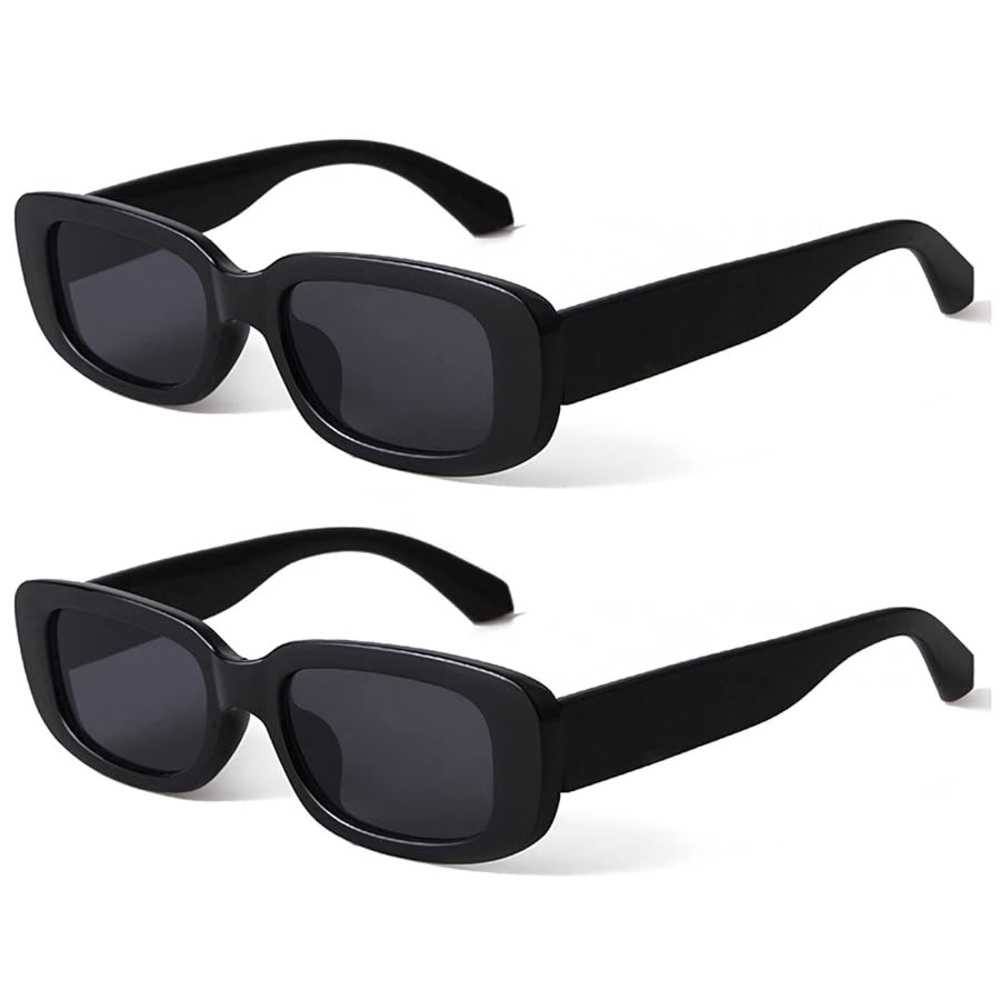 BRAND NEW Black Rectangular Sunglasses